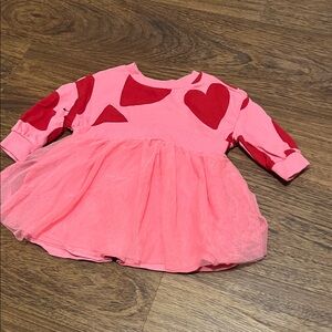 Carter's Pink Dress with Red Accents
